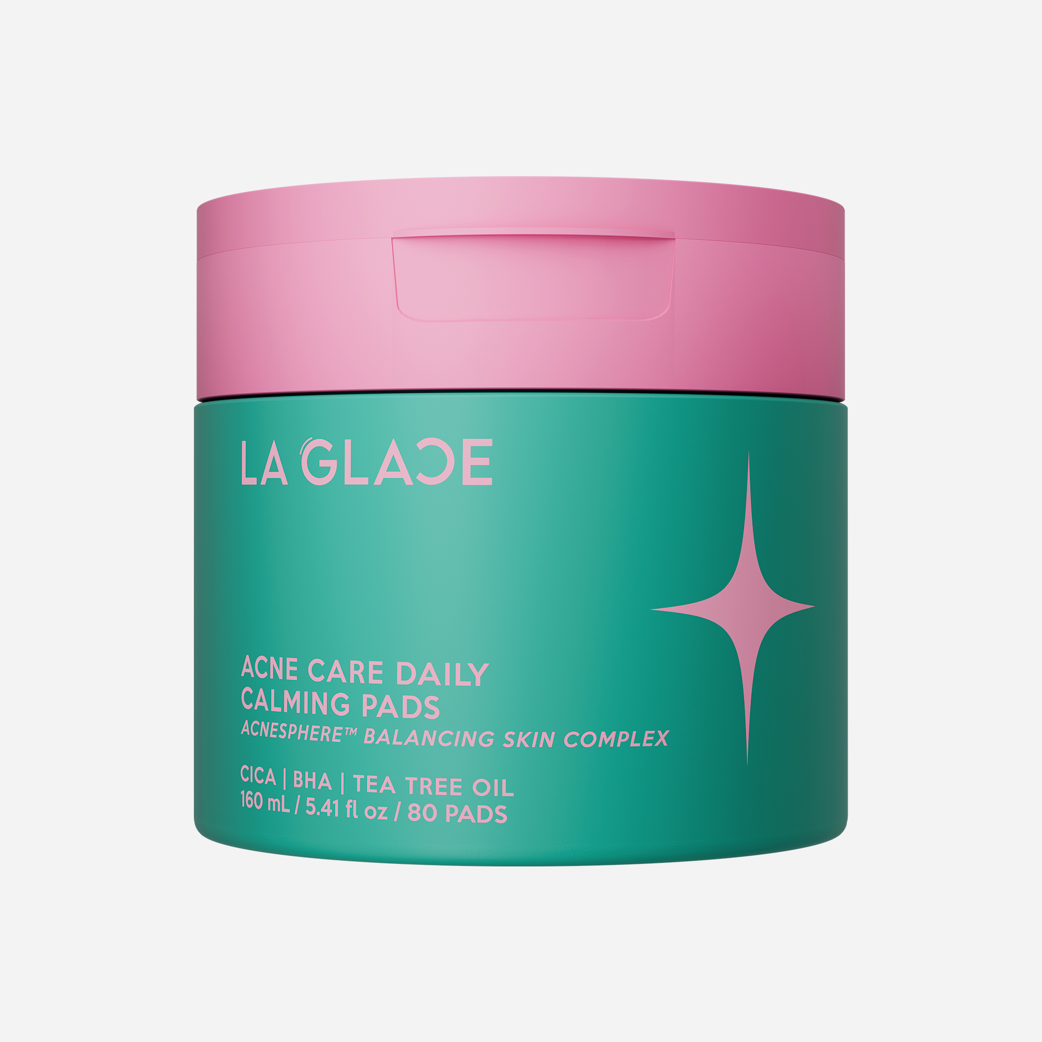 LA GLACE ACNE CARE DAILY CALMING TONER PADS